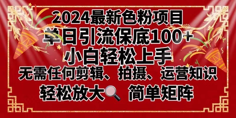 2024最新换脸项目，小白轻松上手，单号单月变现3W＋，可批量矩阵操作放大